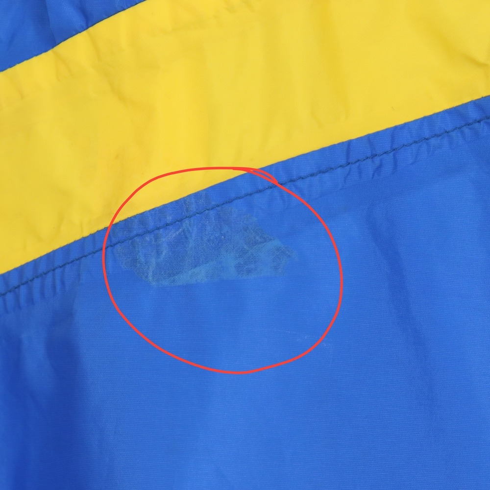 The North Face Vintage Gore-Tex Anorak Colorblock Jacket Mens XS Blue Yellow - Picture 6 of 12